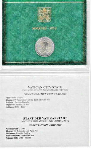 Vatican euro coin - vatican,