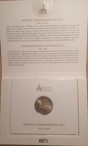 Euro coin vatican vatikan - euro, bu
