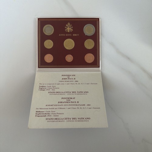 Vatican set kms 1cent - set, 1cent-