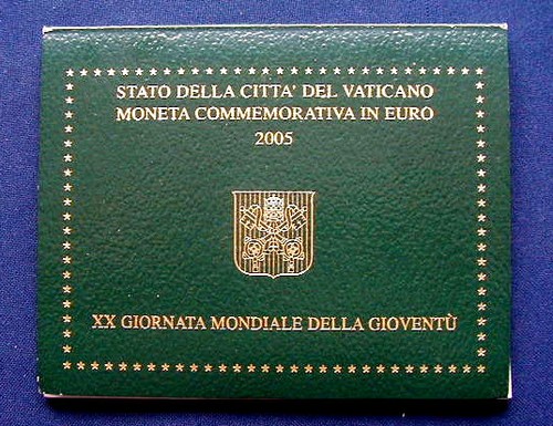 2005 vatican rare bimetallic - vatican,
