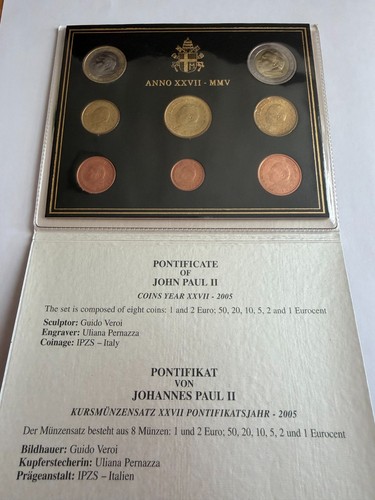 2005 vatican euro coins - 2005,