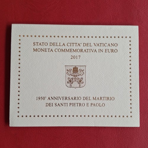 2017 vatican euro metal - 2017, bi-metal