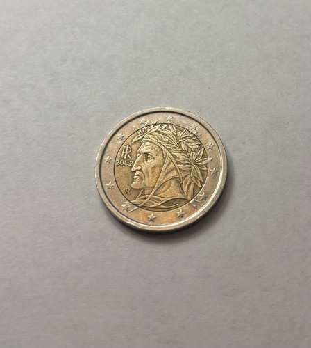 2002 italian euro coin - 2,