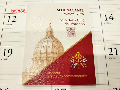 2025 vatican euro coin - vatican,