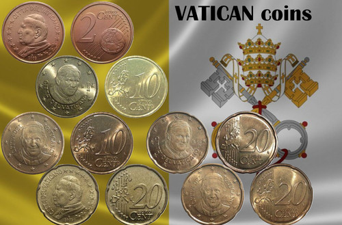 Vatican coin 20 cents - coin,