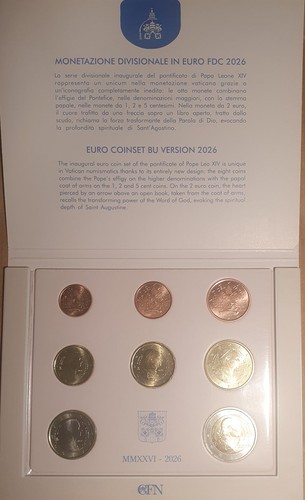2026 vatican vatikan euro coin - euro,
