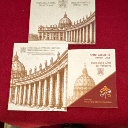 Vatican coin sede - vacante, 2025