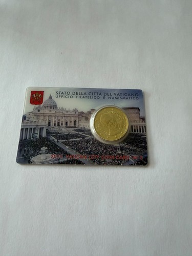 2011 vatican cent coin card - 50,