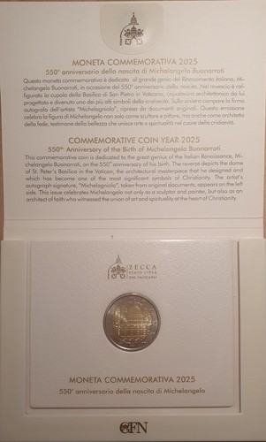 Euro vatican vatikan 2025 - vatican/vatikan, bu