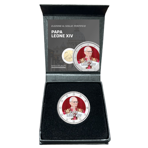 Euro papa leone xiv - 2€,