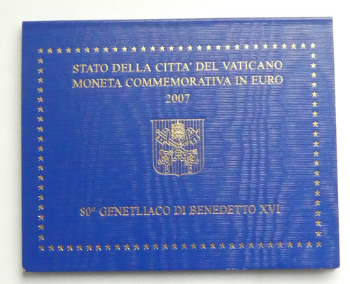 Vatican euro 2007 birthday - vatican,, 2007,