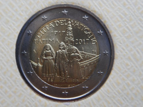 2017 vatican italy - vatican, bimetallic